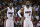 Miami Heat guards Mario Chalmers (15) and Dwyane Wade (3) are shown during the second half of an NBA basketball game against the Boston Celtics, Monday, March 9, 2015, in Miami. The Celtics defeated the Heat 100-90. (AP Photo/Wilfredo Lee),