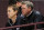 CORRECTS DAY OF WEEK TO FRIDAY, NOT THURSDAY - Colorado Avalanche general manager Joe Sakic, left, and head coach Patrick Roy watch players during the first day of  NHL hockey training camp Friday, Sept. 19, 2014, in Centennial, Colo. (AP Photo/Jack Dempsey)