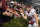 Nov 14, 2015; Waco, TX, USA; Oklahoma Sooners quarterback Baker Mayfield (6) celebrates with the Sooner fans after the win over the Baylor Bears at McLane Stadium. The Sooners defeat the Bears 44-34. Mandatory Credit: Jerome Miron-USA TODAY Sports