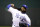 Kansas City Royals pitcher Johnny Cueto throws during the first inning of Game 2 of the Major League Baseball World Series against the New York Mets Wednesday, Oct. 28, 2015, in Kansas City, Mo. (AP Photo/David Goldman)