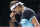 Rafael Nadal of Spain reacts after losing point against  Kevin Anderson of South Africa during their third round match of the BNP Masters tennis tournament at the Paris Bercy Arena, in Paris, France, Thursday, Nov. 5, 2015. (AP Photo/Michel Euler)