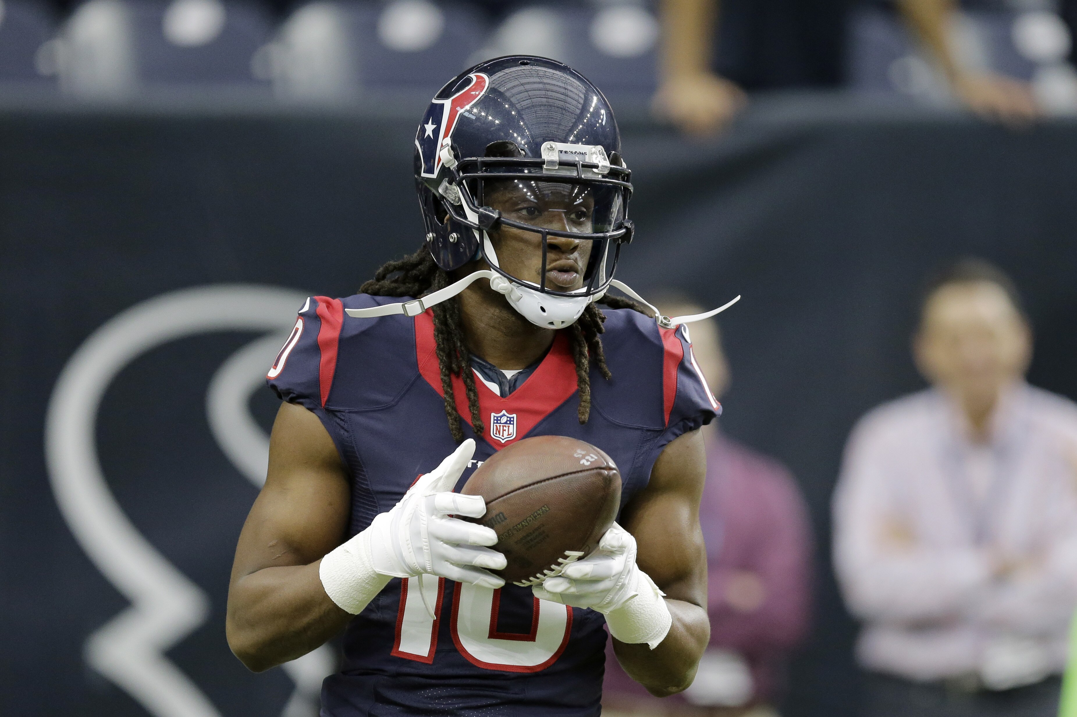 DeAndre Hopkins and the Houston Texans host the Kansas City Chiefs in Saturday's AFC playoff game.