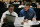 Denver Broncos head coach Mike Shanahan, left, and general manager Ted Sundquist compare notes in the draft room at the Broncos headquarters during the opening round of the NFL draft in Denver on Saturday, April 29, 2006.  The Broncos were scheduled to make the 15th pick in the first round. (AP Photo/Ed Andrieski)