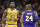 Cleveland Cavaliers' LeBron James (23) and Los Angeles Lakers' Kobe Bryant (24) talk in the second half of an NBA basketball game Wednesday, Feb. 10, 2016, in Cleveland. (AP Photo/Tony Dejak)