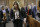 Sportscaster and television host Erin Andrews leaves the courtroom during a break Friday, March 4, 2016, in Nashville, Tenn. Andrews has filed a $75 million lawsuit against the franchise owner and manager of a luxury hotel and a man who admitted to making secret nude recordings of her in 2008. (AP Photo/Mark Humphrey, Pool)