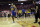 Golden State Warriors' Stephen Curry jogs off the court at the end of the first half in Game 4 of a first-round NBA basketball playoff series, Sunday against the Houston Rockets, April 24, 2016, in Houston. (AP Photo/David J. Phillip)