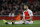 Arsenal's Olivier Giroud sits on the pitch after a chance to score during the English Premier League soccer match between Arsenal and West Bromwich Albion at the Emirates Stadium in London, Thursday, April 21, 2016.  (AP Photo/Matt Dunham)
