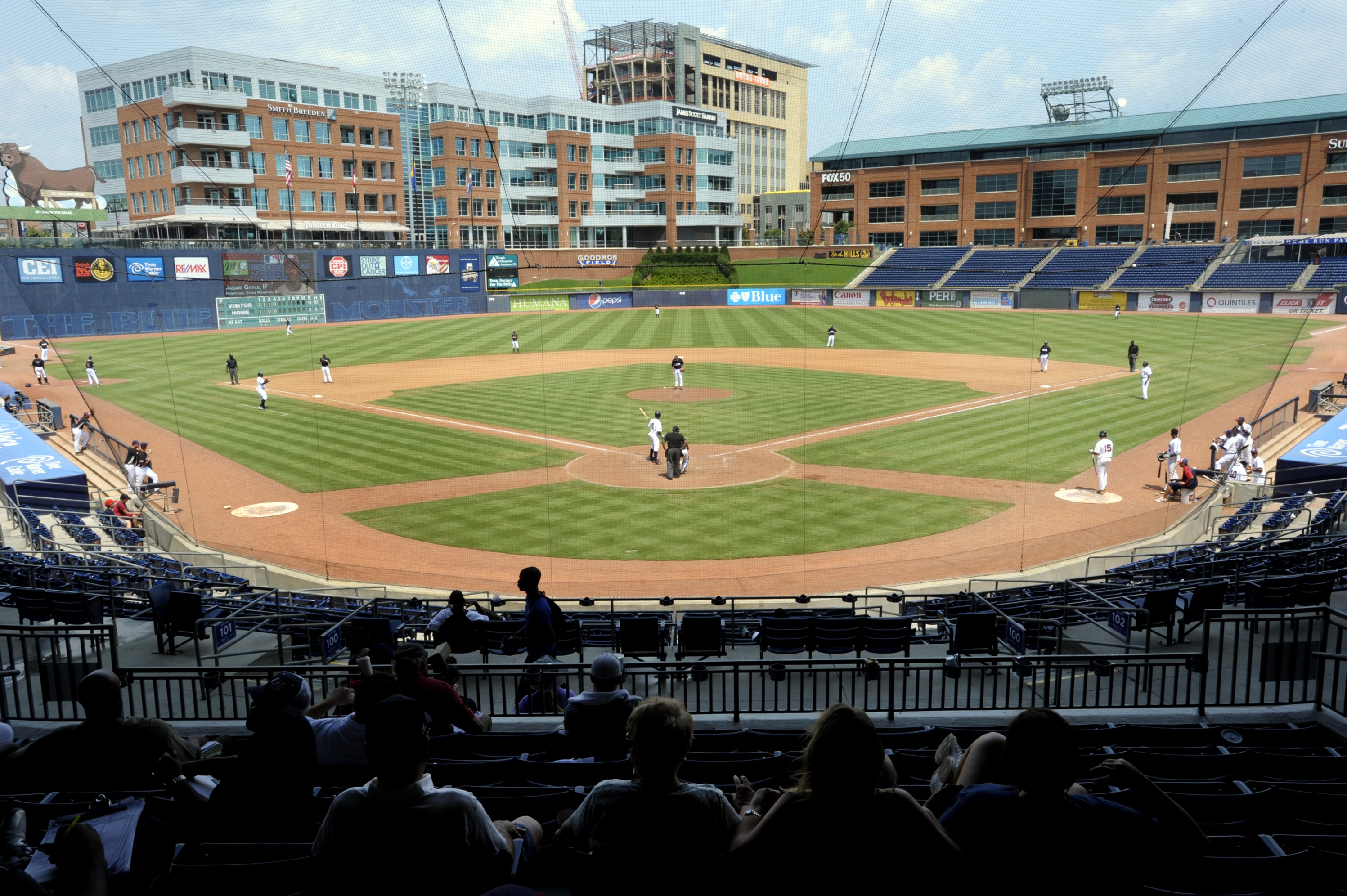 DURHAM, NC - JULY 28: The Chicago White Sox play the Most Valuable Prospects during the championship game of the 2011 Breakthrough Series at the Durham Bulls Athletic Park on July 28, 2011 in Durham, North Carolina. Most Valuable Prospects won 17-2 over the Chicago White Sox. (Photo by Sara D. Davis/Getty Images)