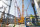 Cranes sit inside the Atlanta Falcons new stadium currently under construction Monday, May 16, 2016, in Atlanta. Falcons owner Arthur Blank says the Mercedes-Benz Stadium is on schedule to open in June 2017 as scheduled and he's hoping it will be announced next week as the site of a Super Bowl. The Falcons also unveiled their new food and beverage plan which includes $2 hot dogs and soft drinks, a sharp decrease from current prices at the Georgia Dome. (AP Photo/David Goldman)