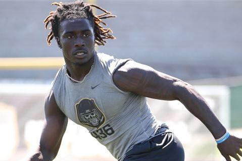 Linebacker Dylan Moses is a two-time participant at The Opening.