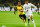 Dortmund's Gabonese forward Pierre-Emerick Aubameyang (L) and Real Madrid's French defender Raphael Varane vie for the ball during the UEFA Champions League first leg football match between Borussia Dortmund and Real Madrid at BVB stadium in Dortmund, on September 27, 2016. / AFP / Odd ANDERSEN        (Photo credit should read ODD ANDERSEN/AFP/Getty Images)