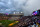 Sep 10, 2016; Baton Rouge, LA, USA;  Rain makes its way toward Tiger Stadium during a lightning delay prior to kickoff against the Jacksonville State Gamecocks. Mandatory Credit: Crystal LoGiudice-USA TODAY Sports