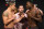 MELBOURNE, AUSTRALIA - NOVEMBER 26:    (L-R) Opponents Robert Whittaker of New Zealand and Derek Brunson face off during the UFC weigh-in at Rod Laver Arena on November 26, 2016 in Melbourne, Australia. (Photo by Jeff Bottari/Zuffa LLC/Zuffa LLC via Getty Images)