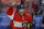 Florida Panthers right wing Jaromir Jagr (68) gives the thumbs up sign to the crowd after an assist, giving him 1,888 goals, second most in NHL history during the third period of play against the Boston Bruins in an NHL hockey game, Thursday, Dec. 22, 2016, in Sunrise, Fla. (AP Photo/Joe Skipper)