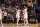 OAKLAND, CA - DECEMBER 28:  Kevin Durant #35 and Zaza Pachulia #27 of the Golden State Warriors celebrate during a game against the Toronto Raptors on December 28, 2016 at ORACLE Arena in Oakland, California. NOTE TO USER: User expressly acknowledges and agrees that, by downloading and/or using this photograph, user is consenting to the terms and conditions of Getty Images License Agreement. Mandatory Copyright Notice: Copyright 2016 NBAE (Photo by Noah Graham/NBAE via Getty Images)