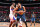 LOS ANGELES, CA - JANUARY 19: Karl-Anthony Towns #32 of the Minnesota Timberwolves handles the ball during the game against DeAndre Jordan #6 of the Los Angeles Clippers on January 19, 2017 at STAPLES Center in Los Angeles, California. NOTE TO USER: User expressly acknowledges and agrees that, by downloading and/or using this Photograph, user is consenting to the terms and conditions of the Getty Images License Agreement. Mandatory Copyright Notice: Copyright 2017 NBAE (Photo by Andrew D. Bernstein/NBAE via Getty Images)