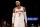 NEW YORK, NY - MARCH 05:  Carmelo Anthony #7 of the New York Knicks reacts in the fourth quarter against the Golden State Warriors at Madison Square Garden on March 5, 2017 in New York City. NOTE TO USER: User expressly acknowledges and agrees that, by downloading and or using this Photograph, user is consenting to the terms and conditions of the Getty Images License Agreement  (Photo by Elsa/Getty Images)