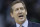 New York Knicks coach Jeff Hornacek shouts to his team during the first half of an NBA basketball game against the Utah Jazz on Wednesday, March 22, 2017, in Salt Lake City. (AP Photo/Rick Bowmer)