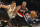 Apr 8, 2017; Portland, OR, USA; Portland Trail Blazers guard Damian Lillard (0) drives against Utah Jazz guard Dante Exum (11) during the first half at Moda Center. Mandatory Credit: Troy Wayrynen-USA TODAY Sports