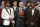 NBA Commissioner Adam Silver, center, poses for photos with prospective NBA draft picks Buddy Hield, left, Kris Dunn, right, Ben Simmons, third from left, and Brandon Ingram, second from right, before the start of the NBA basketball draft, Thursday, June 23, 2016, in New York. (AP Photo/Frank Franklin II)