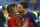 FILE - This is a Sunday, May 22, 2016  file photo of Barcelona's Lionel Messi, kisses his girlfriend Antonella Roccuzzo as they celebrate after winning the final of the Copa del Rey soccer match between FC Barcelona and Sevilla FC at the Vicente Calderon stadium in Madrid. Messi who will be the center of the attentions on Friday June 30, 2017  in his hometown of Rosario, Argentina,where he will be marrying 29-year-old Antonella Roccuzzo, his childhood friend and mother of his two children. (AP Photo/Francisco Seco/ File)