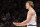 New York Knicks' Ron Baker reacts after not drawing a foul during the second half of the NBA basketball game against the Toronto Raptors, Sunday, April 9, 2017, in New York. The Raptors defeated the Knicks 110-97. (AP Photo/Seth Wenig)