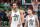 SALT LAKE CITY, UT - NOVEMBER 14:  Rudy Gobert #27 and Gordon Hayward #20 of the Utah Jazz react to a play against the Memphis Grizzlies on November 14, 2016 at vivint.SmartHome Arena in Salt Lake City, Utah. NOTE TO USER: User expressly acknowledges and agrees that, by downloading and or using this Photograph, User is consenting to the terms and conditions of the Getty Images License Agreement. Mandatory Copyright Notice: Copyright 2016 NBAE (Photo by Melissa Majchrzak/NBAE via Getty Images)