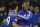 Chelsea's Spanish striker Diego Costa (L) and Chelsea's Ivorian striker Didier Drogba (R) embrace after the English Premier League football match between Chelsea and Hull City at Stamford Bridge in London on December 13, 2014. AFP PHOTO / JUSTIN TALLIS

RESTRICTED TO EDITORIAL USE. No use with unauthorized audio, video, data, fixture lists, club/league logos or live services. Online in-match use limited to 45 images, no video emulation. No use in betting, games or single club/league/player publications.        (Photo credit should read JUSTIN TALLIS/AFP/Getty Images)