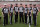 Referee Walt Anderson (66), field judge John Jenkins (117), line judge Byron Boston (18), umpire Butch Hannah (40), back judge Greg Wilson (119), head linesman Jerod Phillips (6) and side judge Laird Hayes (125) before the NFL football game between the Tampa Bay Buccaneers and the New Orleans Saints Sunday, Dec. 11, 2016, in Tampa, FL, Fla. (AP Photo/Jason Behnken)