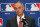 Baseball Commissioner Rob Manfred listens to a question following the two-day meeting of Major League Baseball owners, Thursday, Aug. 17, 2017, in Chicago. (AP Photo/Charles Rex Arbogast)