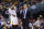 CLEVELAND, OH - FEBRUARY 11: LeBron James #23 talks with head coach Tyronn Lue of the Cleveland Cavaliers during the second half against the Denver Nuggets at Quicken Loans Arena on February 11, 2017 in Cleveland, Ohio. The Cavaliers defeated the Nuggets 125-109. NOTE TO USER: User expressly acknowledges and agrees that, by downloading and/or using this photograph, user is consenting to the terms and conditions of the Getty Images License Agreement. Mandatory copyright notice. (Photo by Jason Miller/Getty Images)