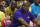 LAS VEGAS, NV - JULY 08:  Los Angeles Lakers president of basketball operations Earvin 'Magic' Johnson watches the Lakers take on the Boston Celtics during the 2017 Summer League at the Thomas & Mack Center on July 8, 2017 in Las Vegas, Nevada. Boston won 86-81. NOTE TO USER: User expressly acknowledges and agrees that, by downloading and or using this photograph, User is consenting to the terms and conditions of the Getty Images License Agreement.  (Photo by Ethan Miller/Getty Images)