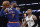 Brooklyn Nets' Randy Foye (2) defends New York Knicks' Carmelo Anthony (7) during the first half of an NBA basketball game Thursday, March 16, 2017, in New York. (AP Photo/Frank Franklin II)
