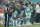 LONDON, ENGLAND - OCTOBER 01: Miami Dolphins players kneel down during the national anthem before the NFL game between the Miami Dolphins and the New Orleans Saints at Wembley Stadium on October 1, 2017 in London, England. (Photo by Henry Browne/Getty Images)