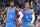 OKLAHOMA CITY, OK - NOVEMBER 3: Paul George #13 and Russell Westbrook #0 of the Oklahoma City Thunder look on during the game against the Boston Celtics on November 3, 2017 at Chesapeake Energy Arena in Oklahoma City, Oklahoma. NOTE TO USER: User expressly acknowledges and agrees that, by downloading and or using this Photograph, user is consenting to the terms and conditions of the Getty Images License Agreement. Mandatory Copyright Notice: Copyright 2017 NBAE (Photo by Layne Murdoch/NBAE via Getty Images)