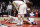 Los Angeles Clippers' Blake Griffin grimaces in pain after a collision during the second half of an NBA basketball game against the Los Angeles Lakers Monday, Nov. 27, 2017, in Los Angeles. The Clippers 120-115. (AP Photo/Jae C. Hong)