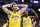Los Angeles Lakers Larry Nance Jr., left, reacts to the foul called against him along with Julius Randle, right, during the second half of an NBA basketball game against the Philadelphia 76ers, Thursday, Dec. 7, 2017, in Philadelphia. The Lakers won 107-104. (AP Photo/Chris Szagola)
