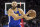 In this Feb. 27, 2017 photo, Golden State Warriors' JaVale McGee is in action during the first half of an NBA basketball game against the Philadelphia 76ers in Philadelphia. McGee is part of