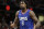 Los Angeles Clippers' DeAndre Jordan argues a call in the second half of an NBA basketball game against the Cleveland Cavaliers, Friday, Nov. 17, 2017, in Cleveland. (AP Photo/Tony Dejak)