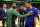 BOSTON, MA - NOVEMBER 16:  Kyrie Irving #11 of the Boston Celtics and Stephen Curry #30 of the Golden State Warriors talk before the game on November 16, 2017 at the TD Garden in Boston, Massachusetts.  NOTE TO USER: User expressly acknowledges and agrees that, by downloading and or using this photograph, User is consenting to the terms and conditions of the Getty Images License Agreement. Mandatory Copyright Notice: Copyright 2017 NBAE  (Photo by Brian Babineau/NBAE via Getty Images)
