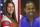 This combination of images shows United States' athletes Erin Hamlin, left, and Shani Davis. A tweet posted to the account of Davis is blasting the selection of luge athlete Hamlin as the U.S. flagbearer for the opening ceremony at the Pyeongchang Games. The tweet says the selection was made