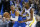 FILE - In this Nov. 22, 2017, file photo, Oklahoma City Thunder guard Russell Westbrook, left, keeps the ball from Golden State Warriors forward Kevin Durant during the first quarter of an NBA basketball game in Oklahoma City. Fans will again get to see games between the former teammates-turned-rivals in 2018. (AP Photo/Sue Ogrocki, File)