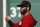 Boston Red Sox second baseman Dustin Pedroia gives a thumbs-up during a workout, Saturday, Oct. 7, 2017, as the team prepares for Sunday's Game 3 of baseball's American League Division Series against the Houston Astros in Boston. (AP Photo/Bill Sikes)