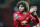 Manchester United's Marouane Fellaini greets the audience at the end of the Champions League group A soccer match between Manchester United and Basel, at the Old Trafford stadium in Manchester, Tuesday, Sept. 12, 2017. (AP Photo/Frank Augstein)