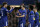 Chelsea players celebrate their second goal during the English Premier League soccer match between Chelsea and Crystal Palace at Stamford Bridge stadium in London, Saturday, March 10, 2018. (AP Photo/Matt Dunham)