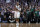 FILE - In this Feb. 10, 2011, file photo, Boston Celtics Ray Allen celebrates after hitting a 3-point basket against the Los Angeles Lakers during the first quarter of an NBA basketball game in Boston. Allen announced his retirement from the NBA on Tuesday, Nov. 1, 2016,  ending a career that saw him make more 3-pointers than any player in league history and win championships with Boston and Miami.  (AP Photo/Elise Amendola, File)