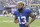 New York Giants wide receiver Odell Beckham warms up prior to an NFL football game against the Los Angeles Chargers, Sunday, Oct. 8, 2017, in East Rutherford, N.J. (AP Photo/Bill Kostroun)