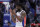 Detroit Pistons forward Reggie Bullock (25) reacts after the Pistons defeated the New York Knicks in an NBA basketball game, Friday, Dec. 22, 2017, in Detroit. (AP Photo/Carlos Osorio)