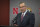 Nebraska athletic director Bill Moos speaking at a news conference announcing the firing of head football coach Mike Riley in Lincoln, Neb., Saturday, Nov. 25, 2017. (AP Photo/John Peterson)