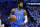 Oklahoma City Thunder forward Paul George (13) during Game 5 of an NBA basketball first-round playoff series between the Utah Jazz and the Oklahoma City Thunder n Oklahoma City, Wednesday, April 25, 2018. (AP Photo/Sue Ogrocki)